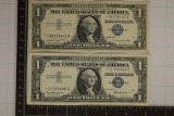 1957 & 57-A STAR NOTE US $1 SILVER CERTIFICATES
