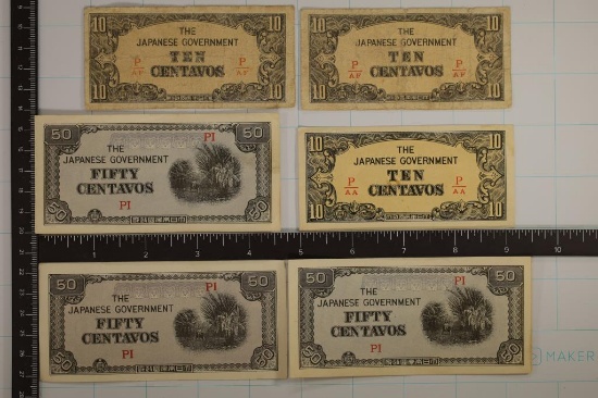 6-JAPANESE GOVERNMENT INVASION CURRENCY: 3-10