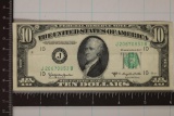 1950-D US $10 FRN GREEN SEAL