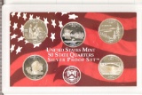 2005 SILVER US 50 STATE QUARTERS PROOF SET NOBOX