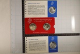 1.42 OZ. ASW TOTAL- 2 STERLING SILVER PROOF