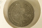 2011 KAZAKSTAN 50 TENGE UNC COIN