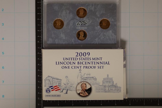 2009 US LINCOLN BICENTENNIAL PROOF SET IN