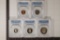 1987-S SLABBED 5 COIN US PROOF SET ALL PCGS PR69