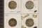 1910, 12, 19 & 1929 CANADA SILVER 25 CENTS .693