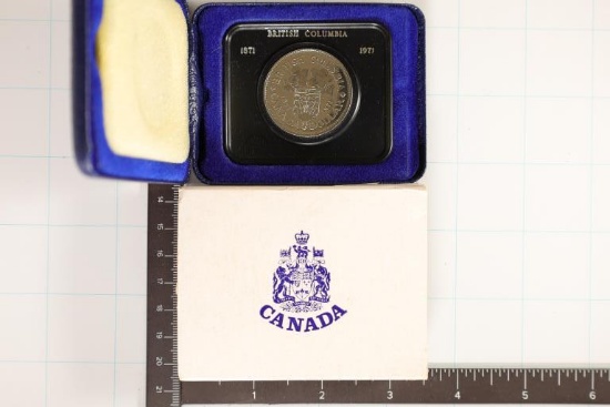 1971 CANADA UNC $1 IN BLUE FLIP CASE