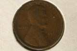 KEY DATE 1911-S LINCOLN WHEAT CENT (VG) 2024