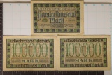 3-1923 GERMAN 100,000 MARK BILLS