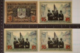 4-1921 GERMAN FINSTERWALDE NOTEGELDS: 1-50