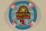 $1 MESQUITE STAR CASINO CHIP. MEQUITE, NEVADA