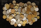 2 POUNDS OF ASSORTED FOREIGN COINS FUN TO GO