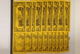 20-1968 US PROPOGANDA 20 NOTHING DOLLARS. CRISP