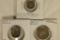 3 SILVER ALTERED US COINS: 1901 SILVER BARBER DIME