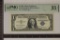 1957 US $1 SILVER CERT. PMG 55 ABOUT UNC. FR#1619