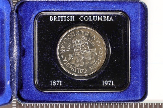 1971 CANADA UNC DOLLAR IN BLUE FLIP CASE