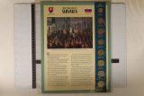 2000 SLOVAKIA 8 COIN BRILLIANT UNC SET ON LARGE