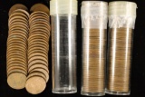 3 SOLID DATE ROLLS OF LINCOLN WHEAT CENTS: 1945,