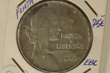 1935 CUBA SILVER 1 PESO .7734 OZ. ASW