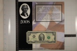 2008 CLEVELAND FEATURING 2003-A $2 FRN WITH SERIAL