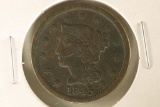 1845 US LARGE CENT VERY FINE
