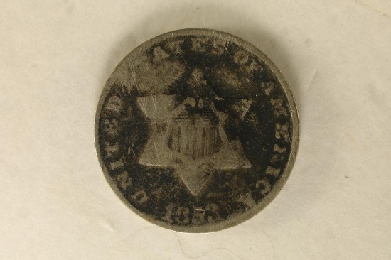 1853 THREE CENT PIECE (SILVER)