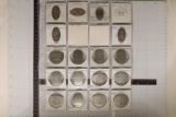 17-ELONGATED COINS: DIME, NICKELS & QUARTERS ALL