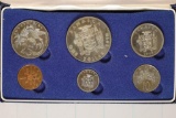 1970 JAMAICA 6 COIN PROOF SET IN ORIGINAL FRANKLIN
