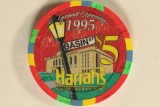 $5 HARRAH'S CASINO CHIP GRAND OPENING
