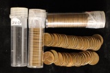 3 SOLID DATE ROLLS OF LINCOLN WHEAT CENTS: 1946,