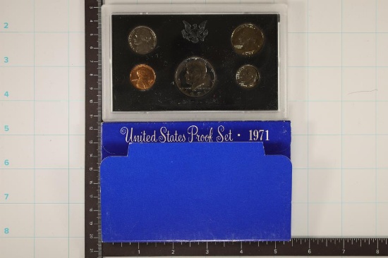 1971 US PROOF SET (WITH BOX)