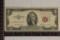 1953 US $2 RED SEAL NOTE