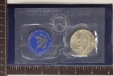 1972-S  IKE SILVER DOLLAR UNCIRCULATED (BLUE PACK)