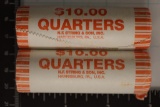 2-SOLID DATE $10 ROLLS OF 2008-D ARIZONA AND