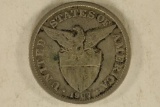 1907 US/PHILIPPINES SILVER 50 CENTAVOS .2411