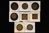 8 CANADA LARGE CENTS: 1900, 09, 1912, 1916, 1917,