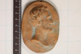 1933 CLAY ABRAHAM LINCOLN  ART PIECE MADE