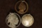 3 ALTERED US COIN JEWELRY PIECES 1904 INDIAN HEAD,