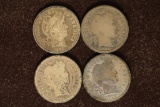 1899, 1906, 1913 & 1916 SILVER BARBER DIMES