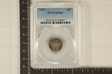 1957 SILVER ROOSEVELT DIME PCGS MS65