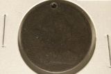 1798 US LARGE CENT WITH HOLE HIGHER BOOK VALUE
