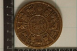 1973 ISREAL 57 MM ZODIAC 25TH ANNIVERSARY MEDAL