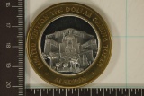 CASINO $10 SILVER TOKEN (UNC) ALADDIN CASINO