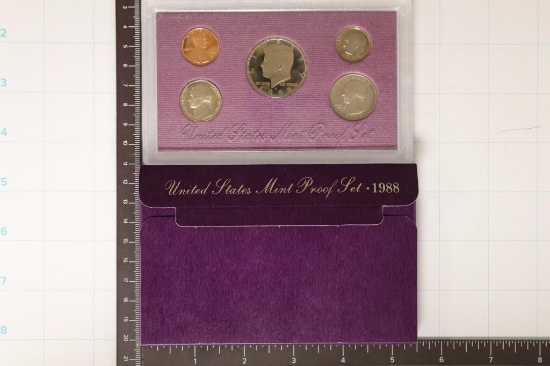1988 US PROOF SET (WITH BOX)