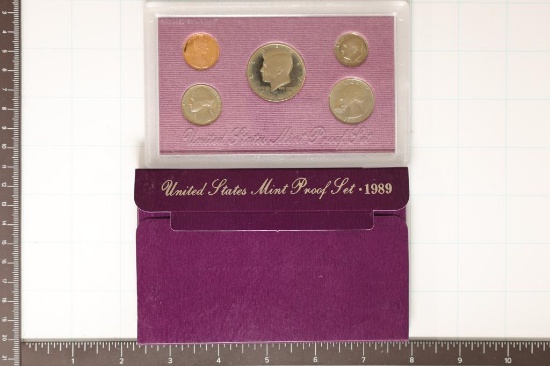 1989 US PROOF SET (WITH BOX)