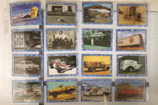 16 COORS BREWING COMPANY COLLECTORS CARDS