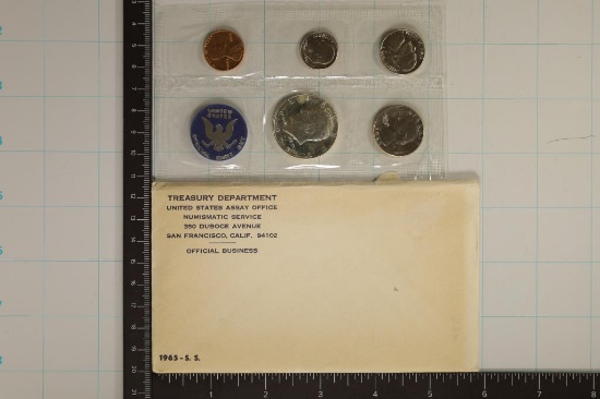 1965 US SPECIAL MINT SET WITH ENVELOPE