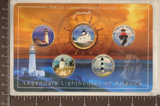 LEGENDARY LIGHTHOUSES OF AMERICA, 5 US STATE