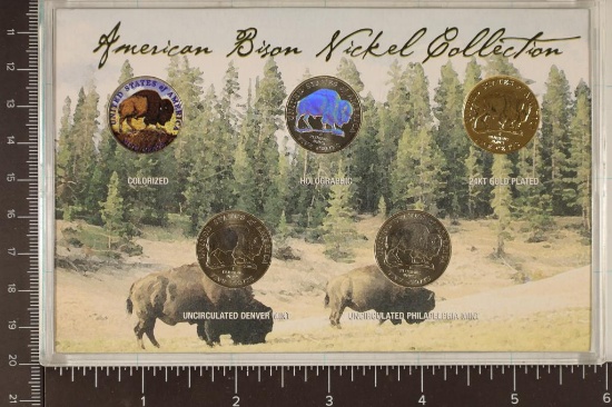 AMERICAN BISON NICKEL COLLECTION FEATURING 2005-D