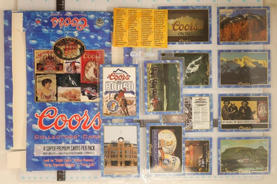 COORS COLLECTORS CARDS INCLUDES 12 COORS CARDS