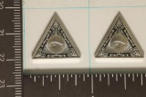 2-2 GRAM .999 FINE SILVER PF PYRAMID SHAPED INGOTS